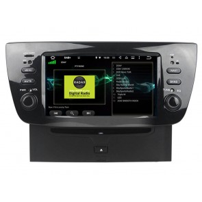 Fiat Doblo Android 10 Autoradio Lettore DVD con 8-Core 4GB+64GB Touchscreen Bluetooth Comandi al volante Microfono DSP DAB CD SD USB 4G LTE WiFi MirrorLink OBD2 CarPlay - Android 10.0 Autoradio Navigatore GPS Specifico per Fiat Doblo (Dal 2010)