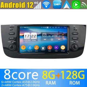 Android 13.0 Autoradio Navigatore GPS Specifico per Fiat Punto (2012-2018)-1