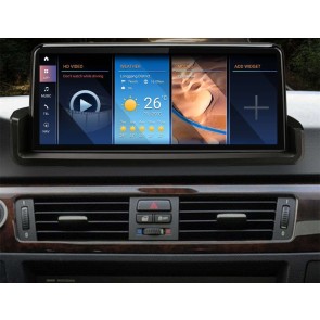 BMW Serie 3 E90/E91/E92/E93 Android 13 Autoradio Lettore Multimediale Navigazione GPS con 8-Core 8GB+256GB Touchscreen Bluetooth vivavoce DSP SWC DAB WiFi 4G LTE CarPlay - 10,25