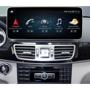 Mercedes W212 Android 13.0 Autoradio Lettore Multimediale Navigazione GPS con 8-Core 8GB+256GB Touchscreen Bluetooth vivavoce SWC DAB USB WiFi 4G LTE CarPlay - 12,5