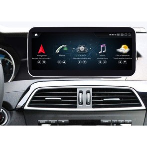 Mercedes W204 Android 13.0 Autoradio Lettore Multimediale Navigazione GPS con 8-Core 8GB+256GB Touchscreen Bluetooth vivavoce SWC DAB USB WiFi 4G LTE CarPlay - 12,5