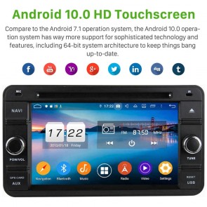 Suzuki Jimny Android 10 Autoradio Lettore DVD con 8-Core 4GB+64GB Touchscreen Bluetooth Comandi al volante Microfono DSP DAB CD SD USB 4G LTE WiFi MirrorLink OBD2 CarPlay - 7