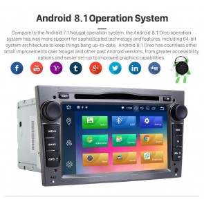 Android 8.1 Autoradio Navigatore GPS Specifico per Opel Tigra-1