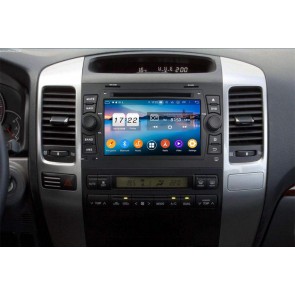 Toyota Land Cruiser Prado J120 Android 10 Autoradio Lettore DVD con 8-Core 4GB+64GB Touchscreen Bluetooth Comandi al volante Microfono DAB SD USB 4G LTE WiFi CarPlay - 7