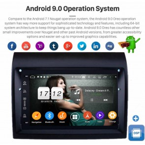 7" Android 9.0 Autoradio Navigatore GPS Specifico per Peugeot Manager (Dal 2006)-1