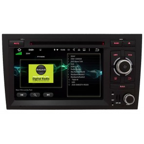 Audi A4 Android 10 Autoradio Lettore DVD con 8-Core 4GB+64GB Touchscreen Bluetooth Comandi al volante Microfono DSP DAB CD SD USB 4G LTE WiFi MirrorLink OBD2 CarPlay - 7