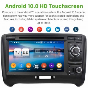 7" Android 10.0 Autoradio Navigatore GPS Specifico per Audi TT (2006-2014)-1