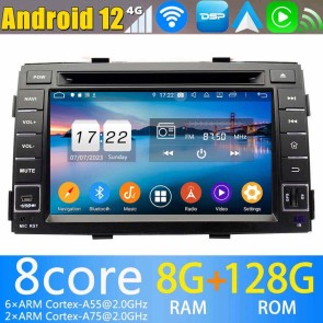7" Android 13.0 Autoradio Navigatore GPS Specifico per Kia Sorento (Dal 2009)-1