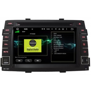 Kia Sorento Android 10 Autoradio Lettore DVD con 8-Core 4GB+64GB Touchscreen Bluetooth Comandi al volante Microfono DSP DAB CD SD USB 4G LTE WiFi MirrorLink OBD2 CarPlay - 7