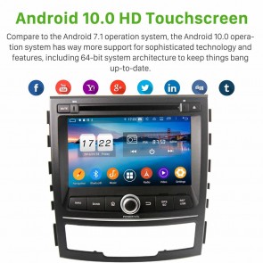 7" Android 10.0 Autoradio Navigatore GPS Specifico per SsangYong Korando (2010-2013)-1