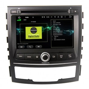 SsangYong Korando Android 10 Autoradio Lettore DVD con 8-Core 4GB+64GB Touchscreen Bluetooth Comandi al volante Microfono DSP DAB SD USB 4G LTE WiFi MirrorLink CarPlay - 7