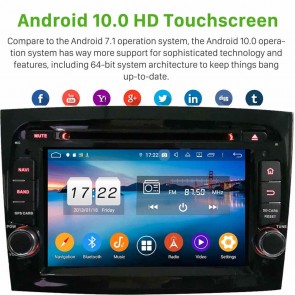 7" Android 10.0 Autoradio Navigatore GPS Specifico per Fiat Doblo (2015-2019)-1
