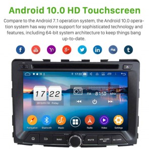 7" Android 10.0 Autoradio Navigatore GPS Specifico per SsangYong Rodius (2004-2017)-1