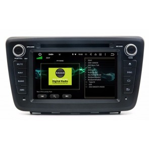 Suzuki Baleno Android 10 Autoradio Lettore DVD con 8-Core 4GB+64GB Touchscreen Bluetooth Comandi al volante Microfono DSP DAB CD SD USB 4G LTE WiFi MirrorLink OBD2 CarPlay - 7