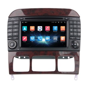 Mercedes Classe S W220 Android 13 Autoradio Lettore DVD con 8GB+128GB Bluetooth Comandi al volante DSP DAB USB 4G LTE WiFi OBD2 CarPlay - 7