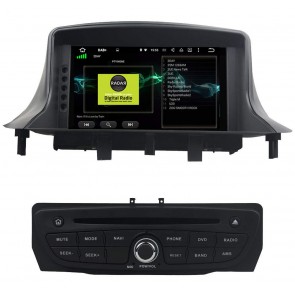 Renault Mégane III Android 13 Autoradio Lettore DVD con 8GB+128GB Bluetooth Comandi al volante DSP DAB USB 4G WiFi CarPlay - 7