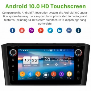 7" Android 10.0 Autoradio Navigatore GPS Specifico per Toyota Avensis (2003-2009)-1