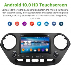 Hyundai i10 Android 10 Autoradio Lettore DVD con 8-Core 4GB+64GB Touchscreen Bluetooth Comandi al volante Microfono DSP DAB CD SD USB 4G LTE WiFi MirrorLink OBD2 CarPlay - 9