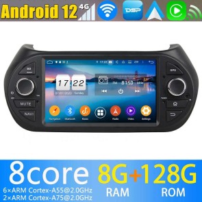 7" Android 13.0 Autoradio Navigatore GPS Specifico per Fiat Qubo (2008-2017)-1