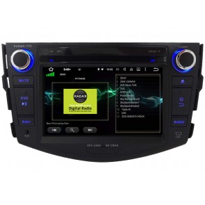 Toyota RAV4 Android 10 Autoradio Lettore DVD con 8-Core 4GB+64GB Touchscreen Bluetooth Comandi al volante Microfono DSP DAB CD SD USB 4G LTE WiFi MirrorLink OBD2 CarPlay - 7