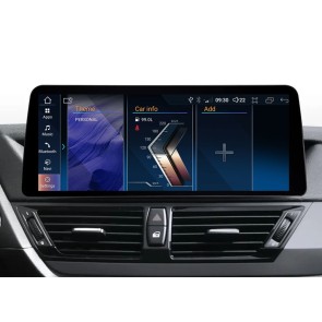 BMW X1 E84 Android 14.0 Autoradio Lettore DVD con 8-Core 8GB+128GB Touchscreen Bluetooth Comandi al volante Microfono DAB USB AUX WiFi 4G LTE CarPlay Android Auto - 12,3