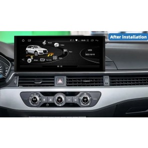 Audi A5 Android 14.0 Autoradio Lettore DVD con 8GB+128GB Bluetooth Comandi al volante DAB WiFi 4G CarPlay Android Auto - 12,3