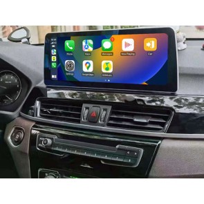 BMW X1 F48 Android 14.0 Autoradio Lettore DVD con 8-Core 8GB+128GB Touchscreen Bluetooth Comandi al volante Microfono DAB USB AUX WiFi 4G LTE CarPlay Android Auto - 12,3