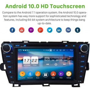 8" Android 10.0 Autoradio Navigatore GPS Specifico per Toyota Prius (2009-2015)-1