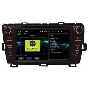 Toyota Prius Android 10 Autoradio Lettore DVD con 8-Core 4GB+64GB Touchscreen Bluetooth Comandi al volante Microfono DSP DAB CD SD USB 4G LTE WiFi MirrorLink OBD2 CarPlay - 8