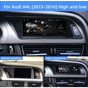 Audi A4 B8 Android 14.0 Autoradio Lettore DVD con 8GB+128GB Bluetooth Comandi al volante DAB WiFi 4G CarPlay Android Auto - 8,8