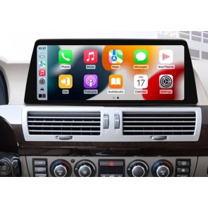BMW Serie 7 E65/E66 Android 14.0 Autoradio Lettore DVD con 8-Core 8GB+128GB Touchscreen Bluetooth Comandi al volante Microfono DAB USB AUX WiFi 4G LTE CarPlay Android Auto - 10,25
