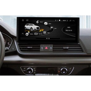 Audi Q5 Android 14.0 Autoradio Lettore DVD con 8GB+128GB Bluetooth Comandi al volante DAB WiFi 4G CarPlay Android Auto - 12,3