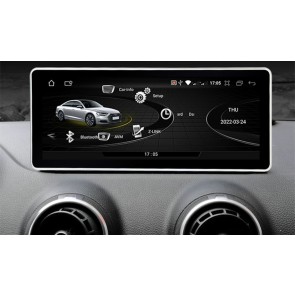 Audi A3 Android 14.0 Autoradio Lettore DVD con 8GB+128GB Bluetooth Comandi al volante DAB WiFi 4G CarPlay Android Auto - 10,25