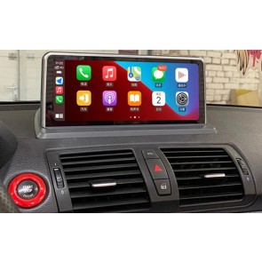 BMW Serie 1 E81/E82/E87/E88 Android 14.0 Autoradio Lettore DVD con 8-Core 8GB+128GB Touchscreen Bluetooth Comandi al volante DAB USB AUX WiFi 4G LTE CarPlay Android Auto - 10,25
