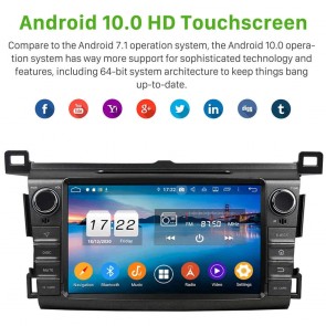 8" Android 10.0 Autoradio Navigatore GPS Specifico per Toyota RAV4 (2013-2018)-1