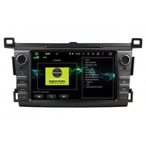 Toyota RAV4 Android 10 Autoradio Lettore DVD con 8-Core 4GB+64GB Touchscreen Bluetooth Comandi al volante Microfono DSP DAB CD SD USB 4G LTE WiFi MirrorLink OBD2 CarPlay - 8