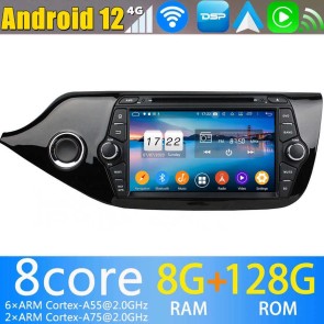 8" Android 13.0 Autoradio Navigatore GPS Specifico per Kia Ceed (Dal 2012)-1