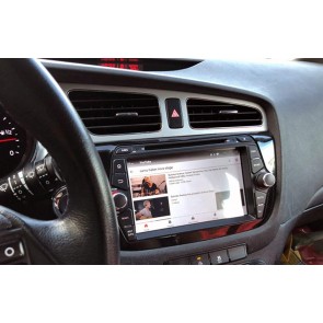 Kia Ceed Android 14 Autoradio Navigazione GPS Auto Stereo Lettore Multimediale con 8+256GB Bluetooth DAB DSP USB 4G WiFi Telecamere 360° CarPlay Android Auto - 8