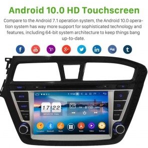 8" Android 10.0 Autoradio Navigatore GPS Specifico per Hyundai i20 (2014-2017)-1