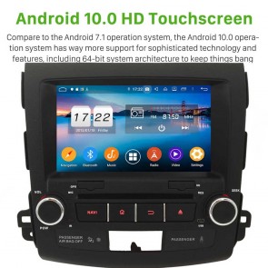 8" Android 10.0 Autoradio Navigatore GPS Specifico per Peugeot 4007 (Dal 2007)-1