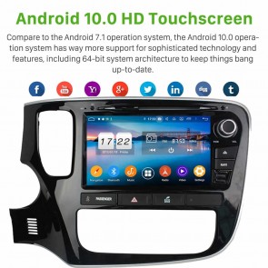 8" Android 10.0 Autoradio Navigatore GPS Specifico per Mitsubishi Outlander (2013-2018)-1