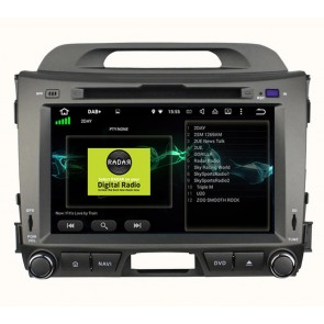 Kia Sportage Android 13 Autoradio Lettore DVD con 8GB+128GB Bluetooth Comandi al volante DSP DAB USB 4G WiFi OBD2 CarPlay - 8