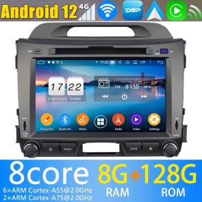 8" Android 13.0 Autoradio Navigatore GPS Specifico per Kia Sportage (Dal 2010)-1