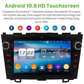 8" Android 10.0 Autoradio Navigatore GPS Specifico per Honda CR-V III (2006-2011)-1