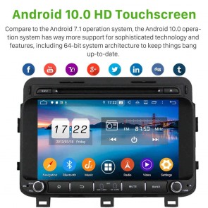 8" Android 10.0 Autoradio Navigatore GPS Specifico per Kia Optima (2014-2015)-1