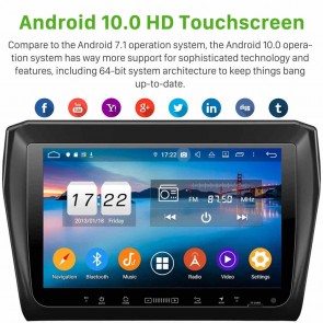 9" Android 10.0 Autoradio Navigatore GPS Specifico per Suzuki Swift (Dal 2017)-1