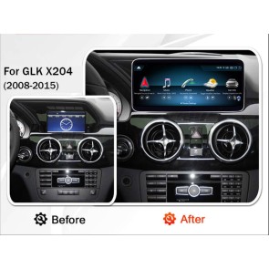 Mercedes GLK X204 Android 13.0 Autoradio Lettore Multimediale Navigazione GPS con 8-Core 8GB+256GB Touchscreen Bluetooth vivavoce SWC DAB USB WiFi 4G LTE CarPlay - 12,5
