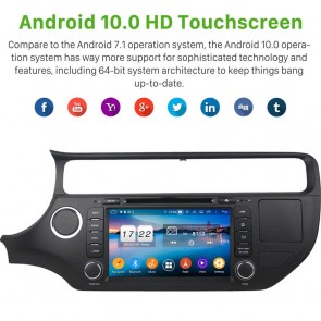 8" Android 10.0 Autoradio Navigatore GPS Specifico per Kia Rio (Dal 2015)-1