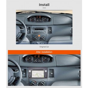 Fiat Idea Android 8.1 Autoradio Lettore DVD con Navigatore GPS Touchscreen Vivavoce Bluetooth Microfono RDS DAB CD SD USB 3G Wifi TV MirrorLink OBD2 Carplay - Android 8.1 Autoradio Navigatore GPS Specifico per Fiat Idea (2003-2007)