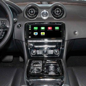 Jaguar XJ X351 Android 10.0 Autoradio Lettore DVD con 8-Core 8GB+64GB Touchscreen Bluetooth Comandi al volante DAB SD USB DSP OBD2 WiFi 4G LTE CarPlay - 10,25